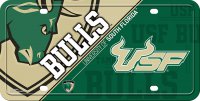 South Florida Bulls Metal License Plate