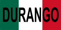 Mexico Durango Photo License Plate