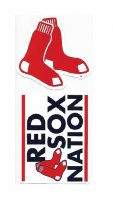 Boston Red Sox Double Up Die Cut Vinyl Stickers