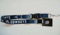 Dallas Cowboys Crossover Lanyard With Safety Latch