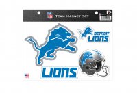 Detroit Lions Team Magnet Set
