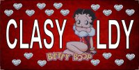 Betty Boop CLASY LDY Photo License Plate