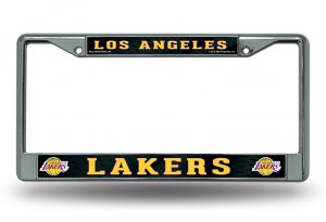 Los Angeles Lakers Chrome License Plate Frame