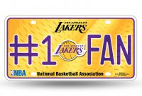 Los Angeles Lakers #1 Fan License Plate