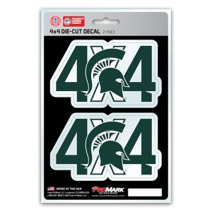 Michigan State Spartans 4x4 Decal Pack
