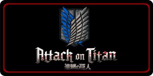 Attack on Titan Photo License Plate