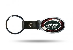 New York Jets Accent Metal Key Chain