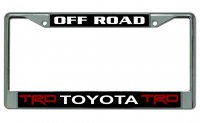 Toyota TRD Off Road Chrome License Plate Frame