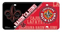 Louisiana Lafayette Ragin Cajuns Metal License Plate