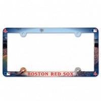 Boston Red Sox Full Color Plastic License Plate Frame