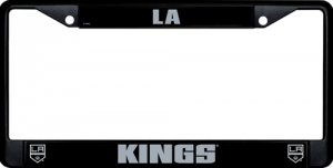 Los Angeles Kings Black License Plate Frame