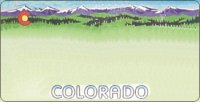 Design It Yourself Custom Colorado State Look-Alike Plate #2