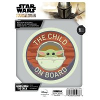 Star Wars The Mandalorian The Child on Board Desert Colors Decal