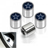 Dallas Cowboys Chrome Valve Stem Caps
