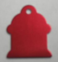 Fire Hydrant Engravable Pet Identification Tags