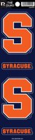 Syracuse Orange Quad Decal Set