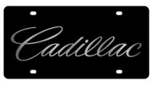 Cadillac Laser Cut License Plate