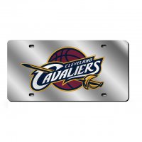 Cleveland Cavaliers Silver Laser License Plate