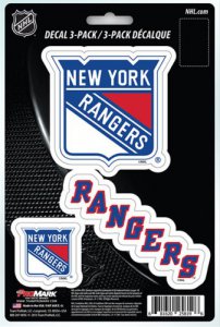 New York Rangers Team Decal Set