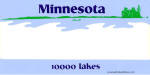 Minnesota License Plates & Frame