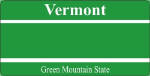 Vermont License Plates & Frames