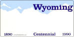 Wyoming License Plates & Frames