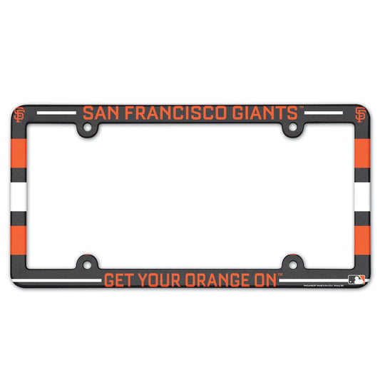 San Francisco Giants Full Color Plastic License Plate Frame