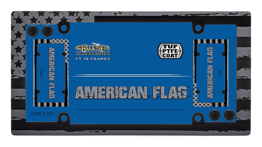 American Flag Tuf Coat License Plate Frame