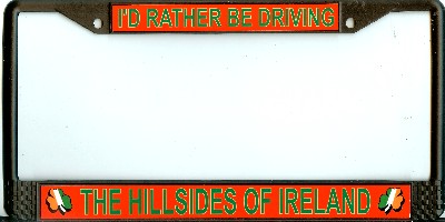 Ireland/Irish/Shamrocks Photo License Plate Frames