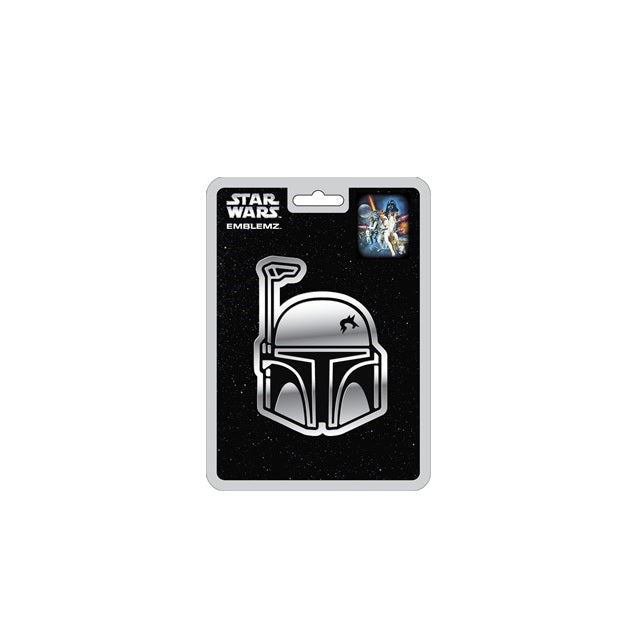 Star Wars Boba Fett Chrome Auto Emblem