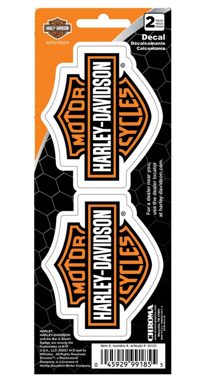 Harley-Davidson Bar and Shield Decals