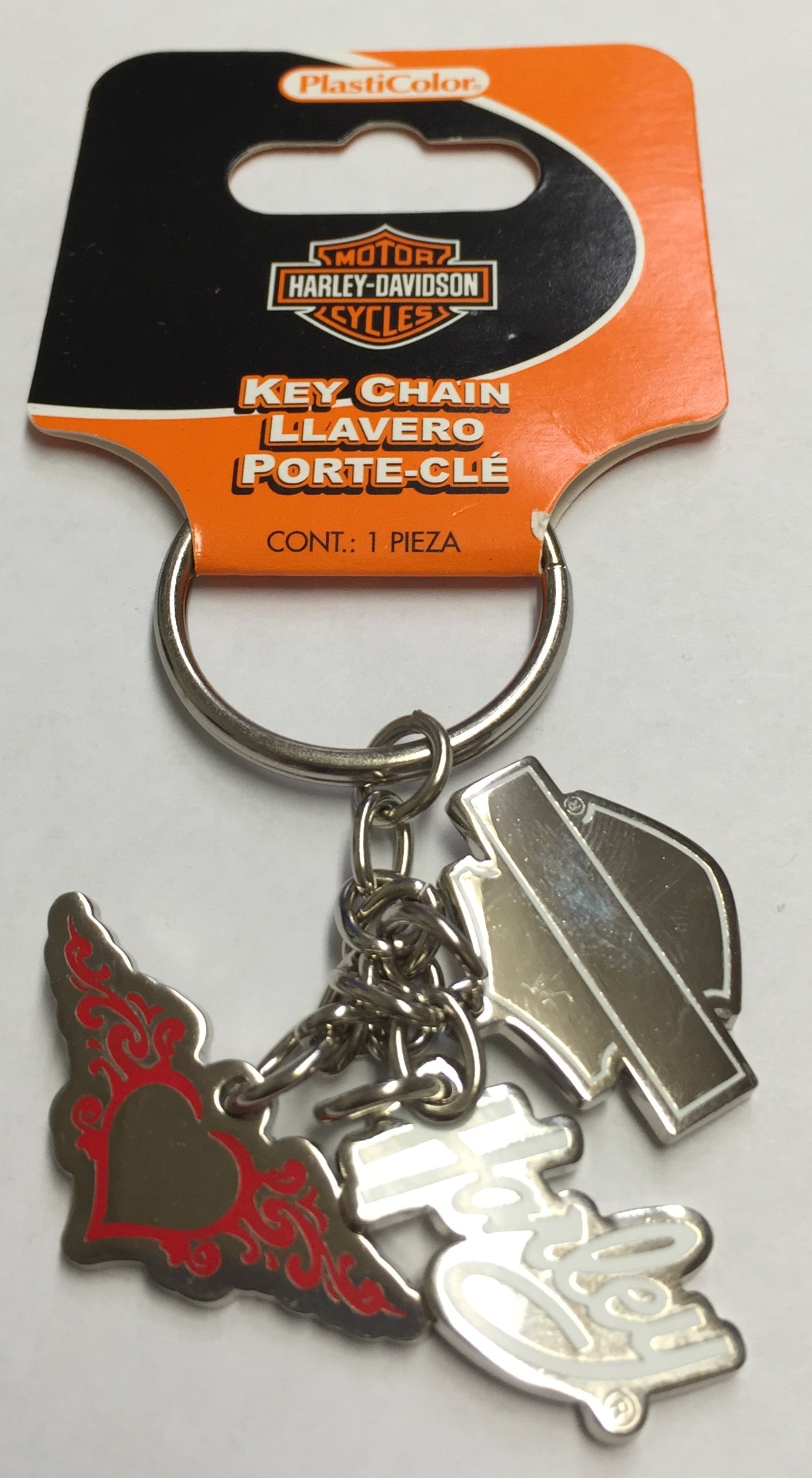 Harley-Davidson Charms Enamel Keychain