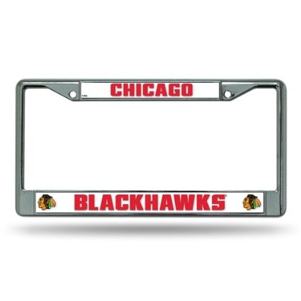 Chicago Blackhawks Chrome License Plate Frame