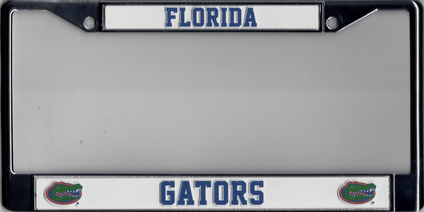 Florida Gators Chrome License Plate Frame