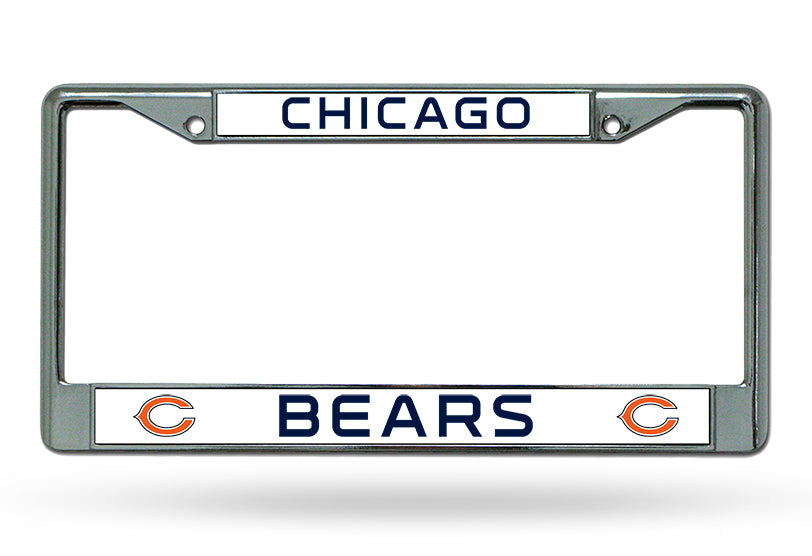 Chicago Bears Chrome License Plate Frame