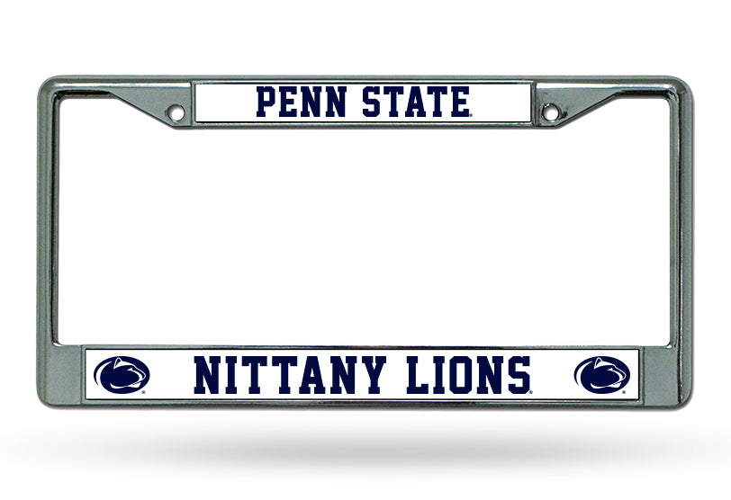 Penn State Nittany Lions Chrome License Plate Frame