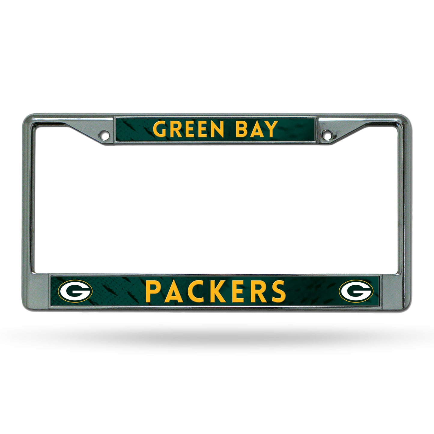 Green Bay Packers Chrome License Plate Frame