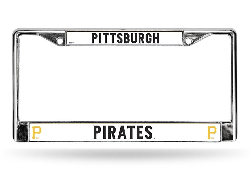 Pittsburgh Pirates Chrome License Plate Frame