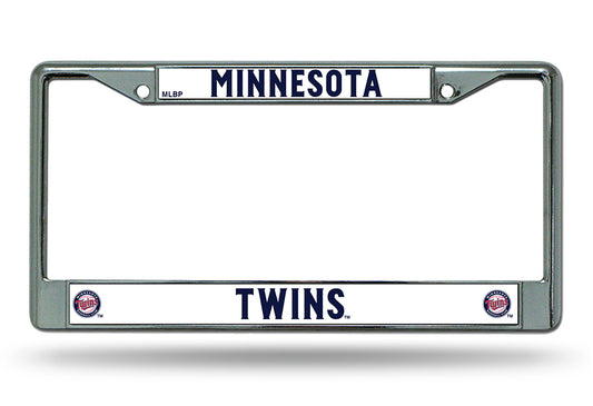 Minnesota Twins Chrome License Plate Frame