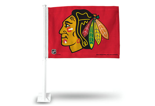 Chicago Blackhawks Car Flag