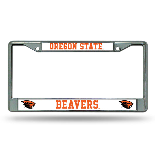 Oregon State Beavers Chrome License Plate Frame