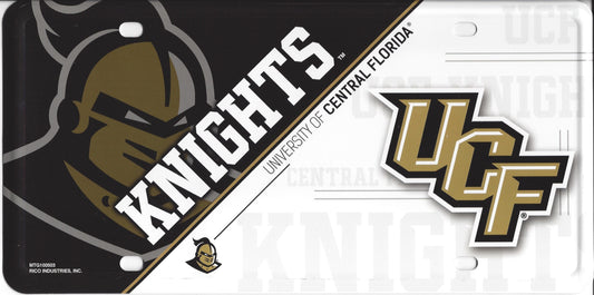 University Of Central Florida Knights Metal License Plate