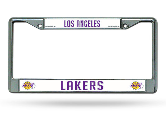 Los Angeles Lakers Chrome License Plate Frame