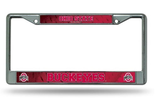 Ohio State Buckeyes Chrome License Plate Frame