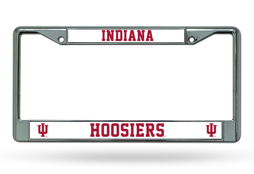 Indiana Hoosiers Chrome License Plate Frame