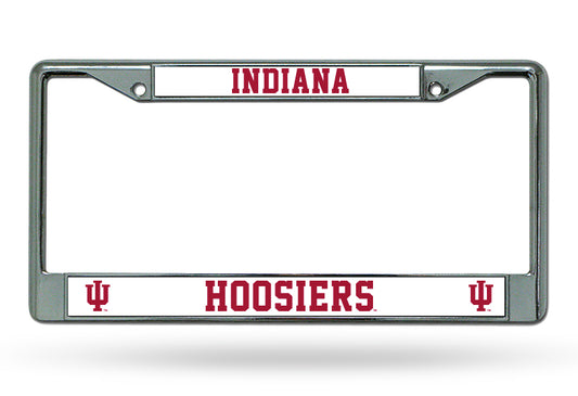 Indiana Hoosiers Chrome License Plate Frame