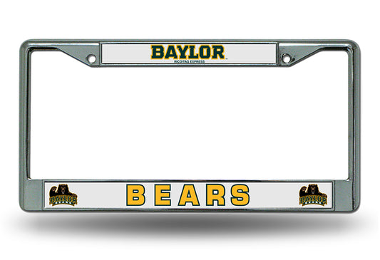 Baylor Bears Chrome License Plate Frame