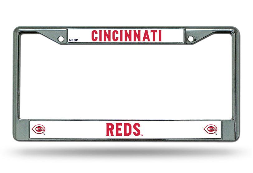 Cincinnati Reds Chrome License Plate Frame