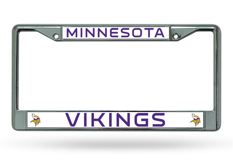 Minnesota Vikings Chrome License Plate Frame