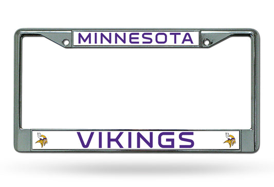 Minnesota Vikings Chrome License Plate Frame